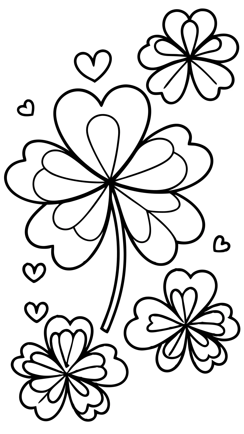 coloring pages of shamrocks